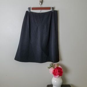 {oscar by oscar de la renta} black circle skirt